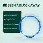 Be seen a block away — features