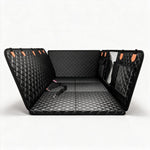 Waterproof back seat extender dog bed on white