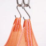 Striped straps with S-hooks