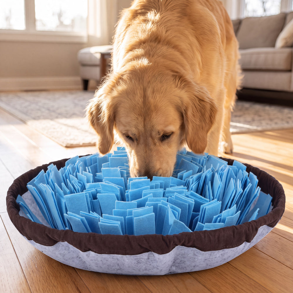 Let their nose find the reward.